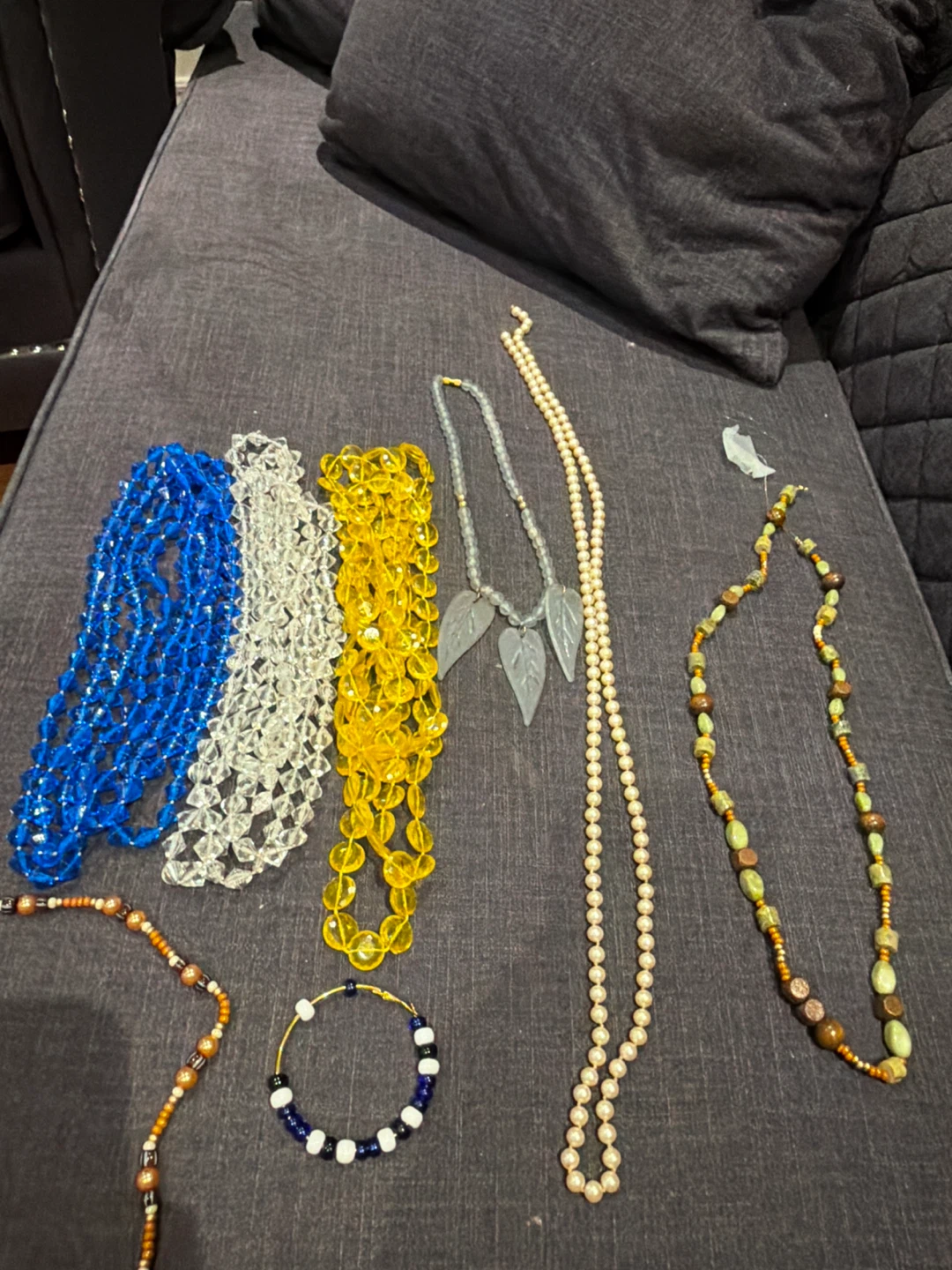 Handmade Beaded Necklaces and Bracelets Set - photo 3