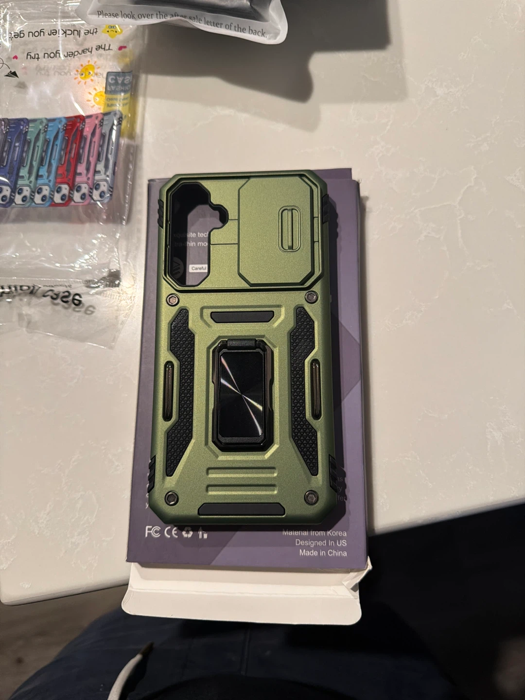 Samsung Galaxy S23 FE Shockproof Phone Case with Stand - photo 3