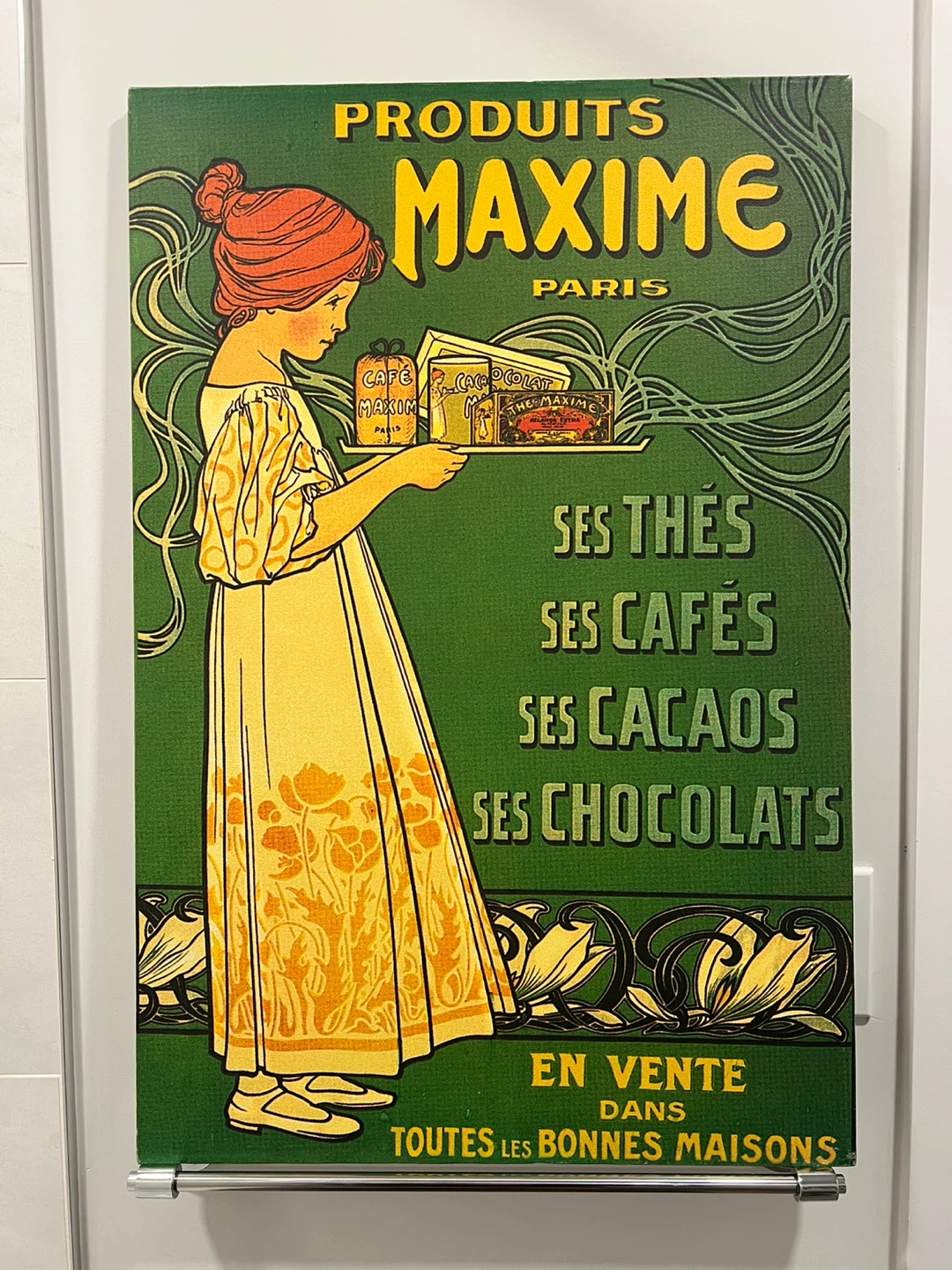 Maxime Paris Vintage canvas Advertising Print - photo 2