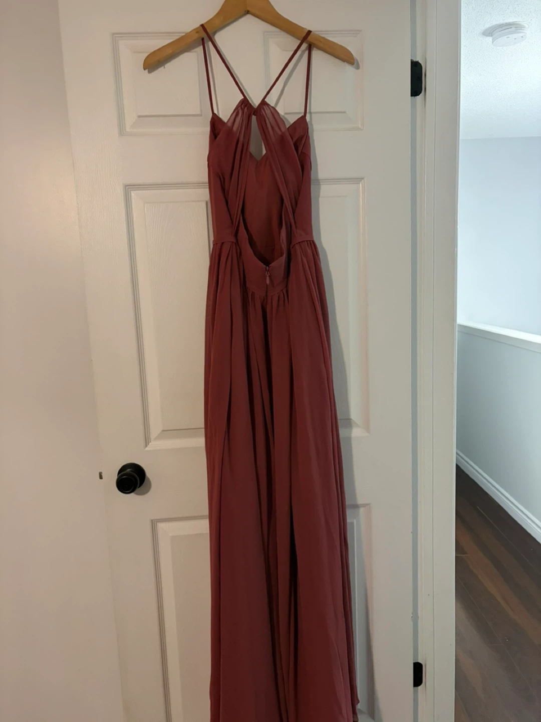 Women's Mauve Chiffon Bridesmaid Dress - photo 3