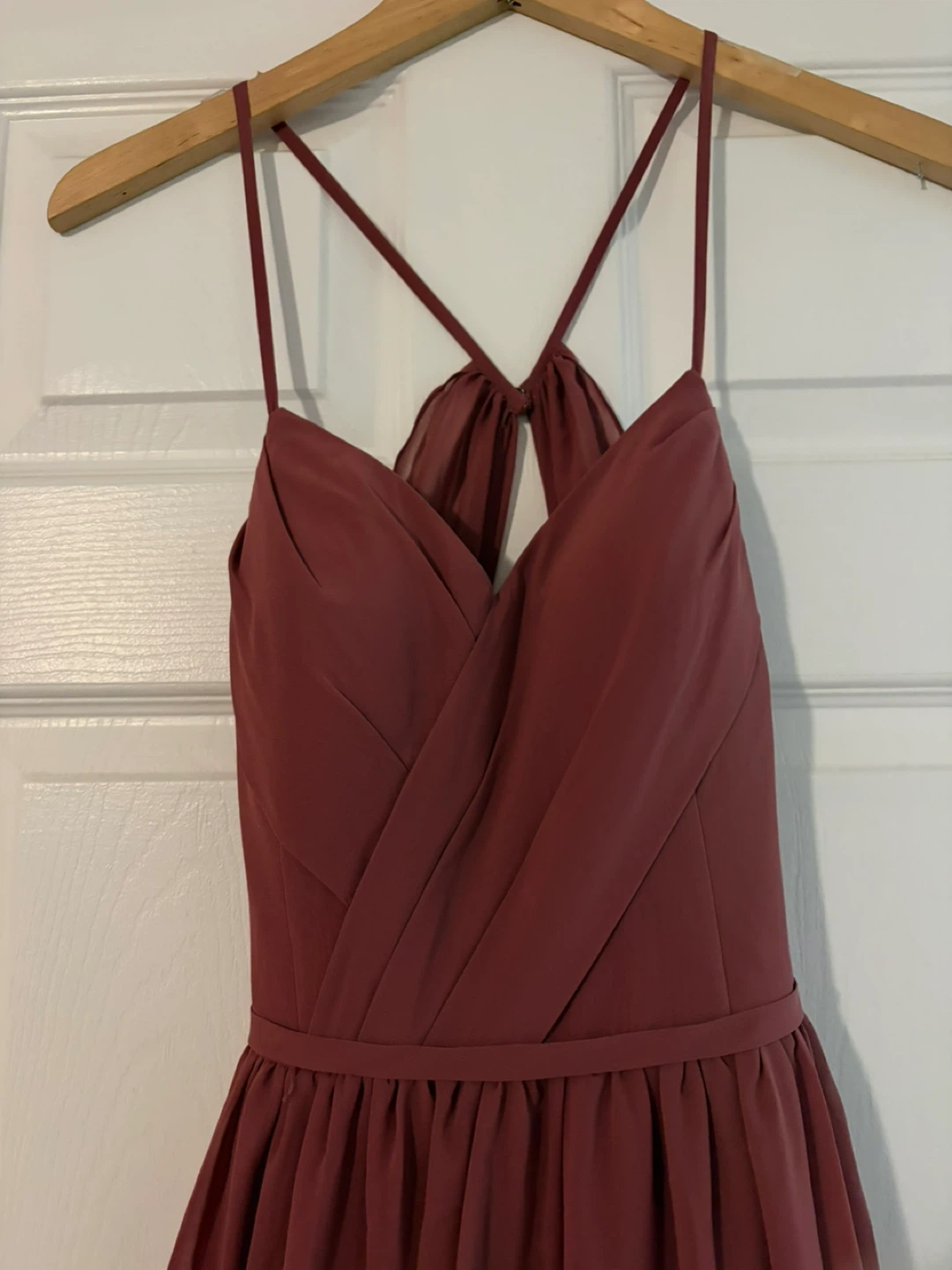 Women's Mauve Chiffon Bridesmaid Dress - photo 2