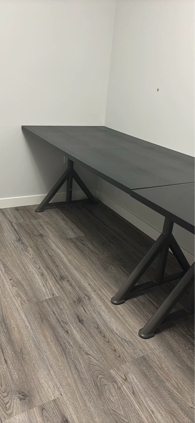 2x IKEA IDÅSEN Black Desks