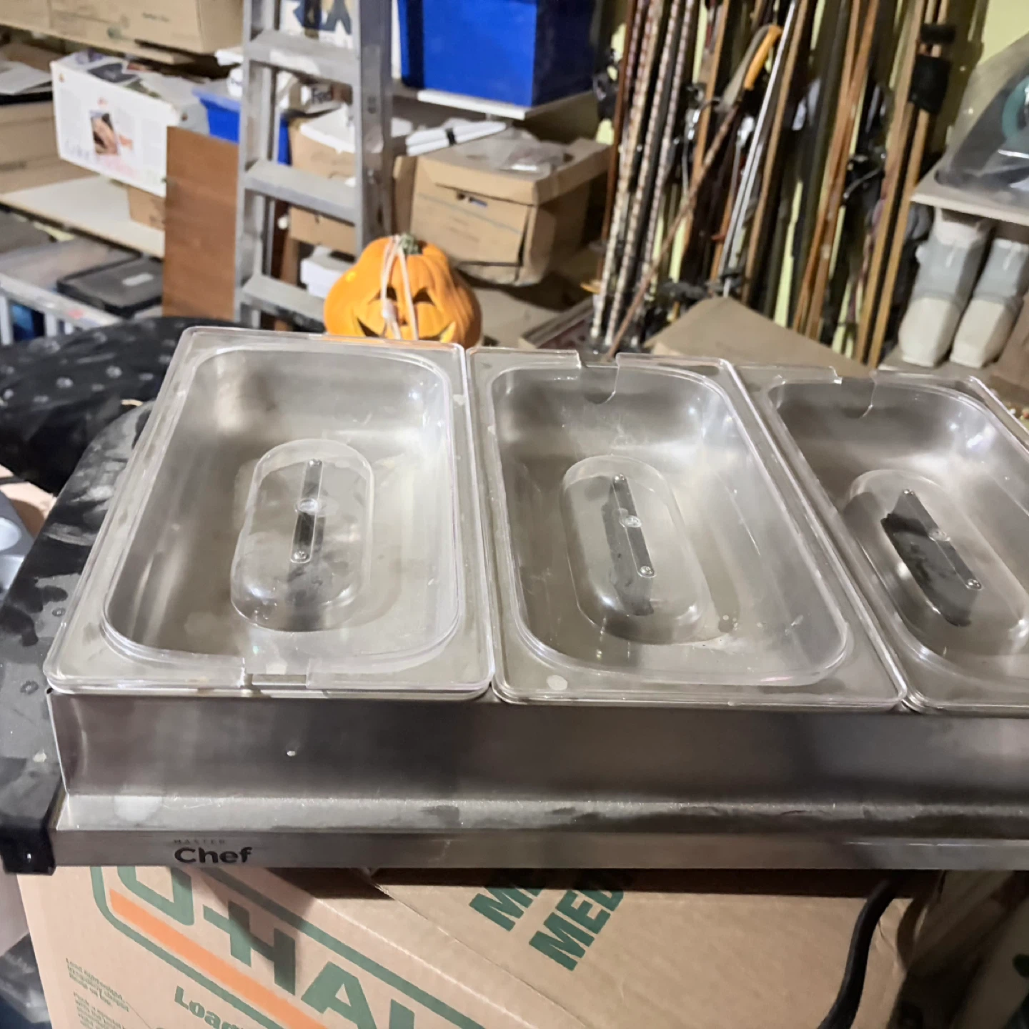 Master Chef 3-Compartment Food Warmer