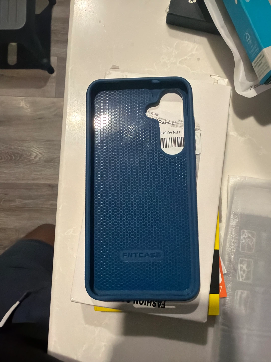 FNTCASE Blue Phone Case for Samsung Galaxy S24/S25 plus - photo 3