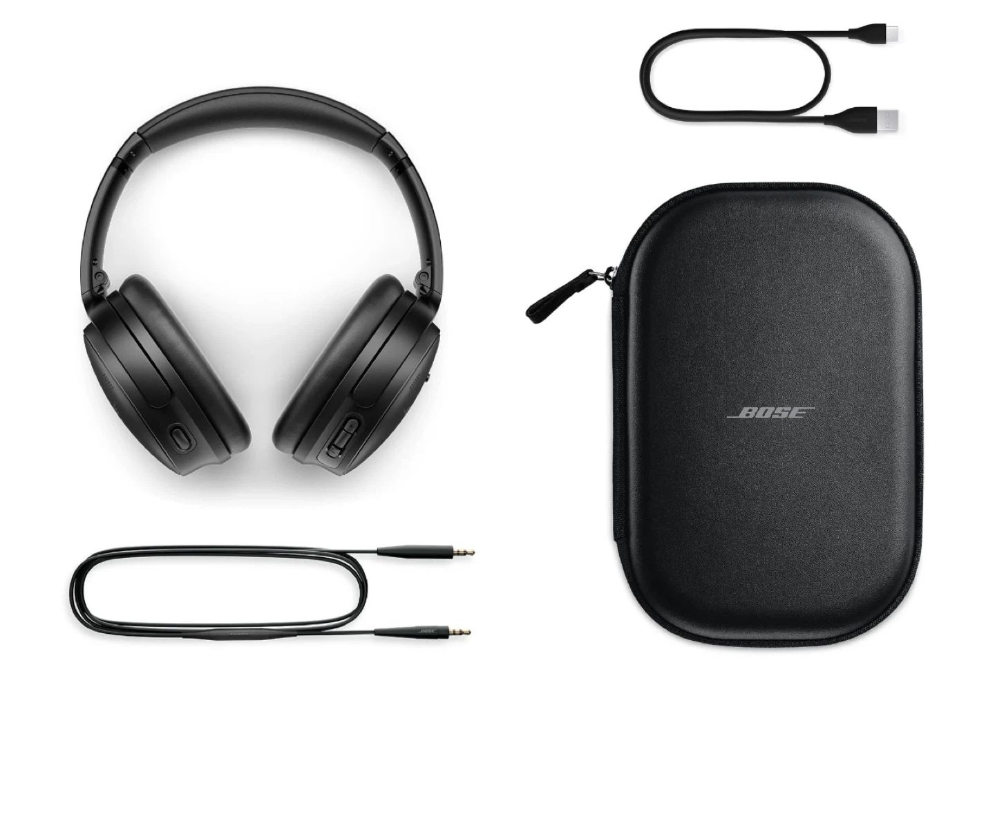 Bose QuietComfort 45 Noise Cancelling Headphones - Black