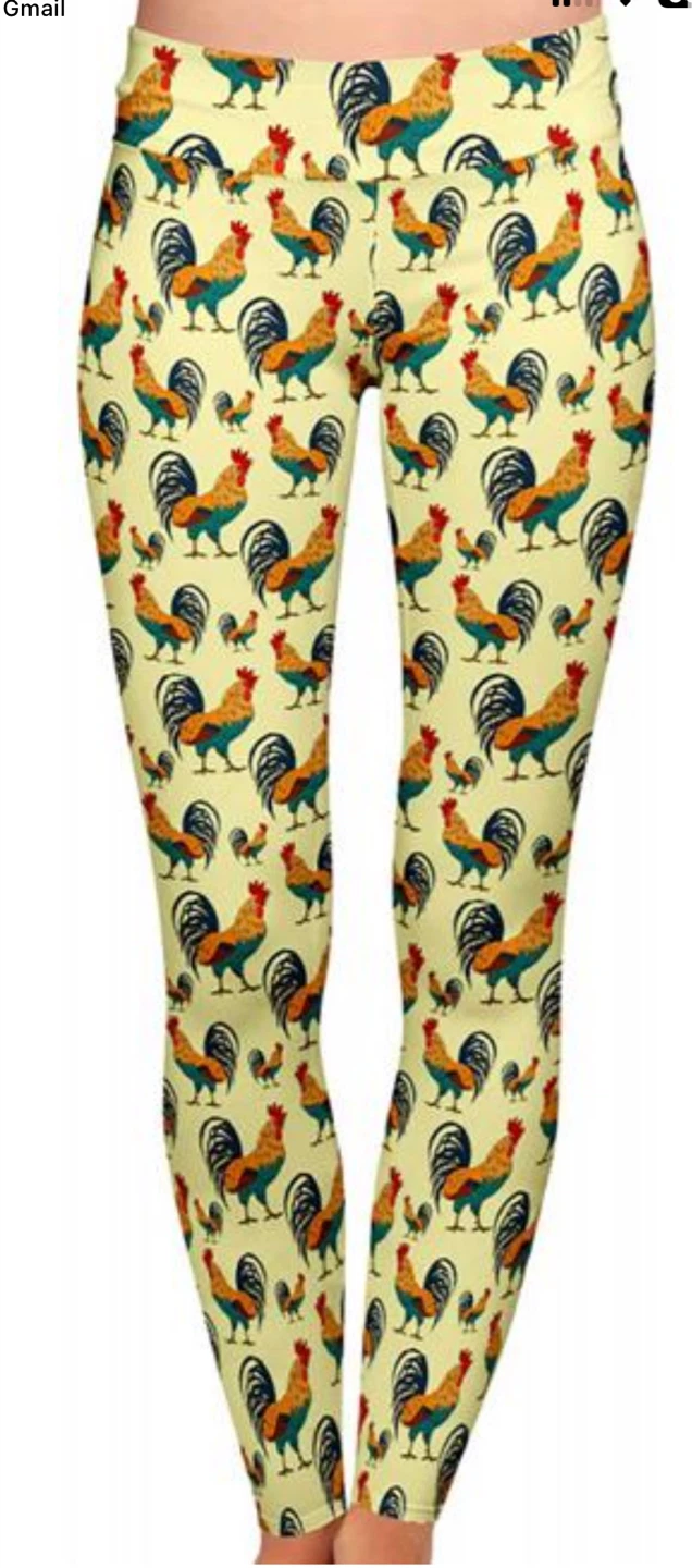Lilly Rose Apparel Rooster Capris w/POCKETS - photo 2