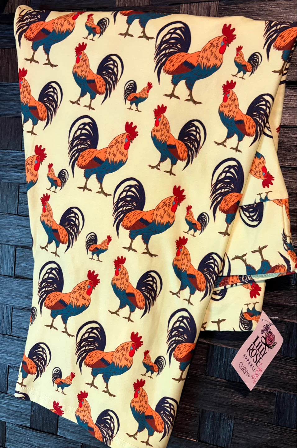 Lilly Rose Apparel Rooster Capris w/POCKETS