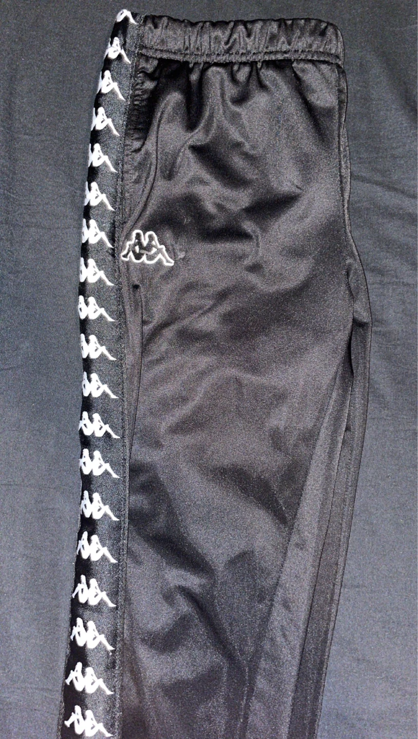 Kappa Black Track Pants