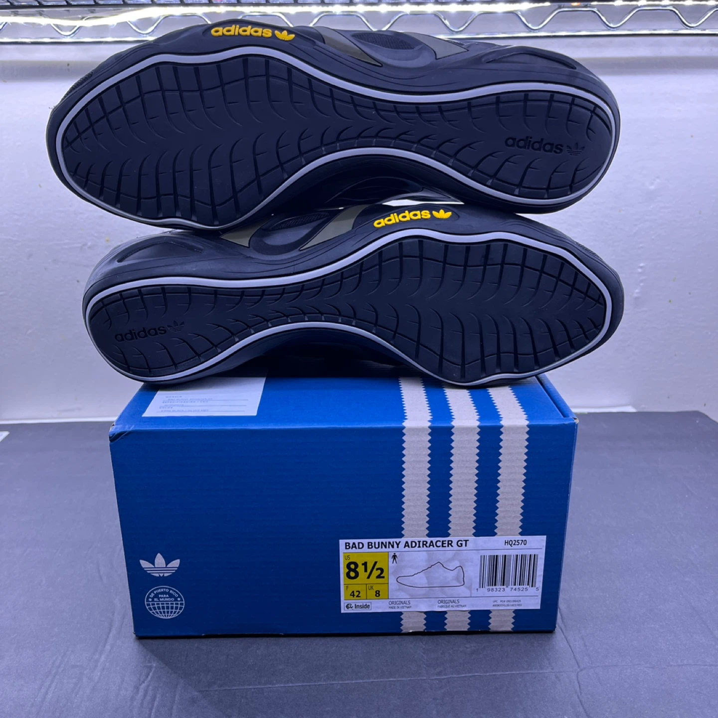 Adidas x Bad Bunny Adiracer GT Shoes Size 8.5 - photo 4