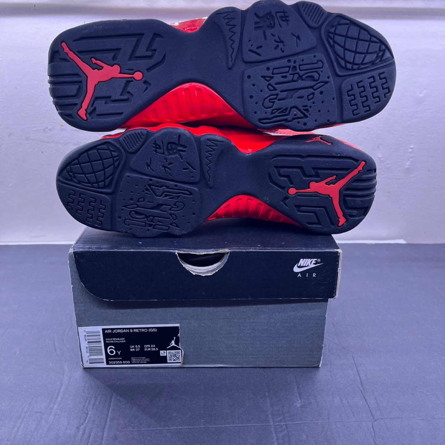 Nike Air Jordan 9 Retro (GS) Red Size 6Y