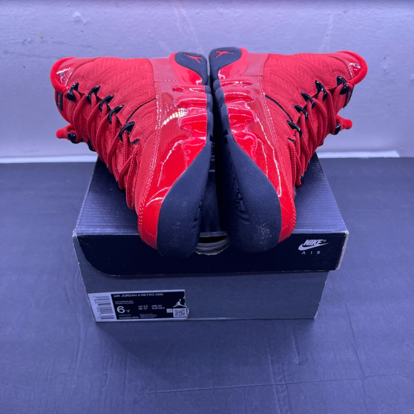 Nike Air Jordan 9 Retro (GS) Red Size 6Y - photo 2