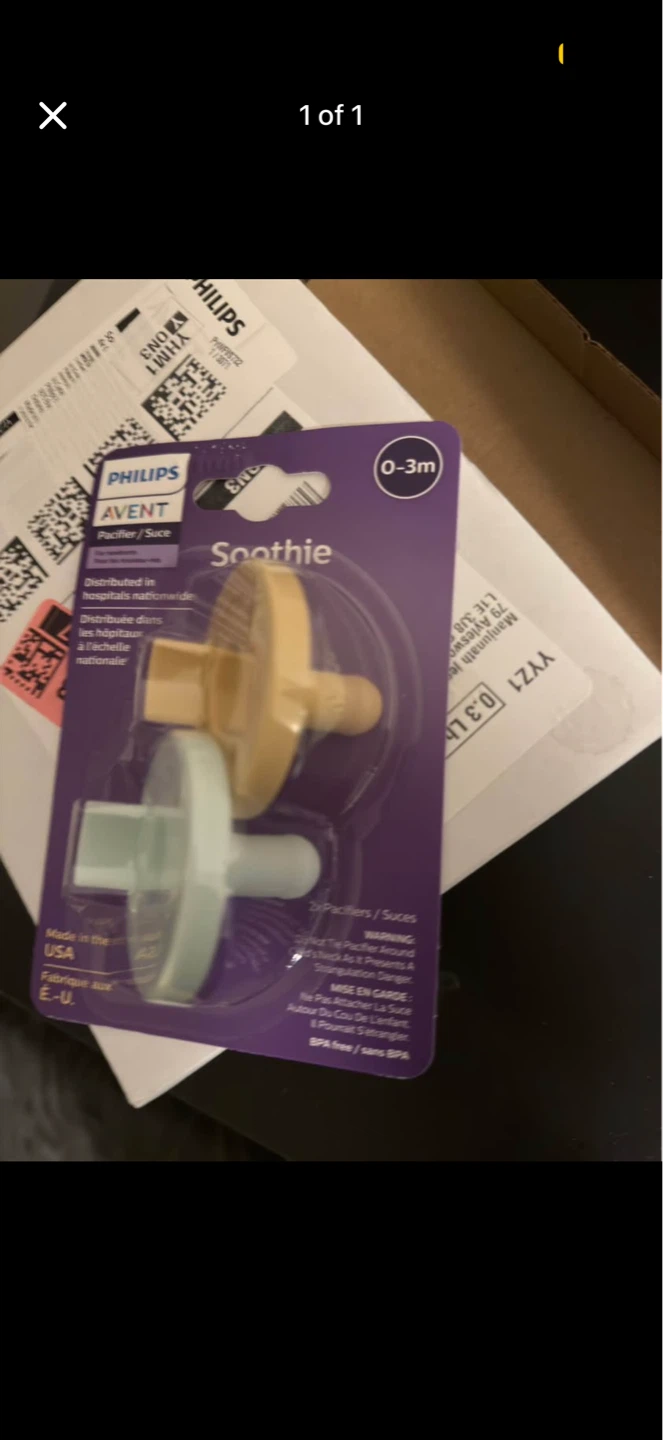Philips Avent Soothie Pacifiers (0-3m)