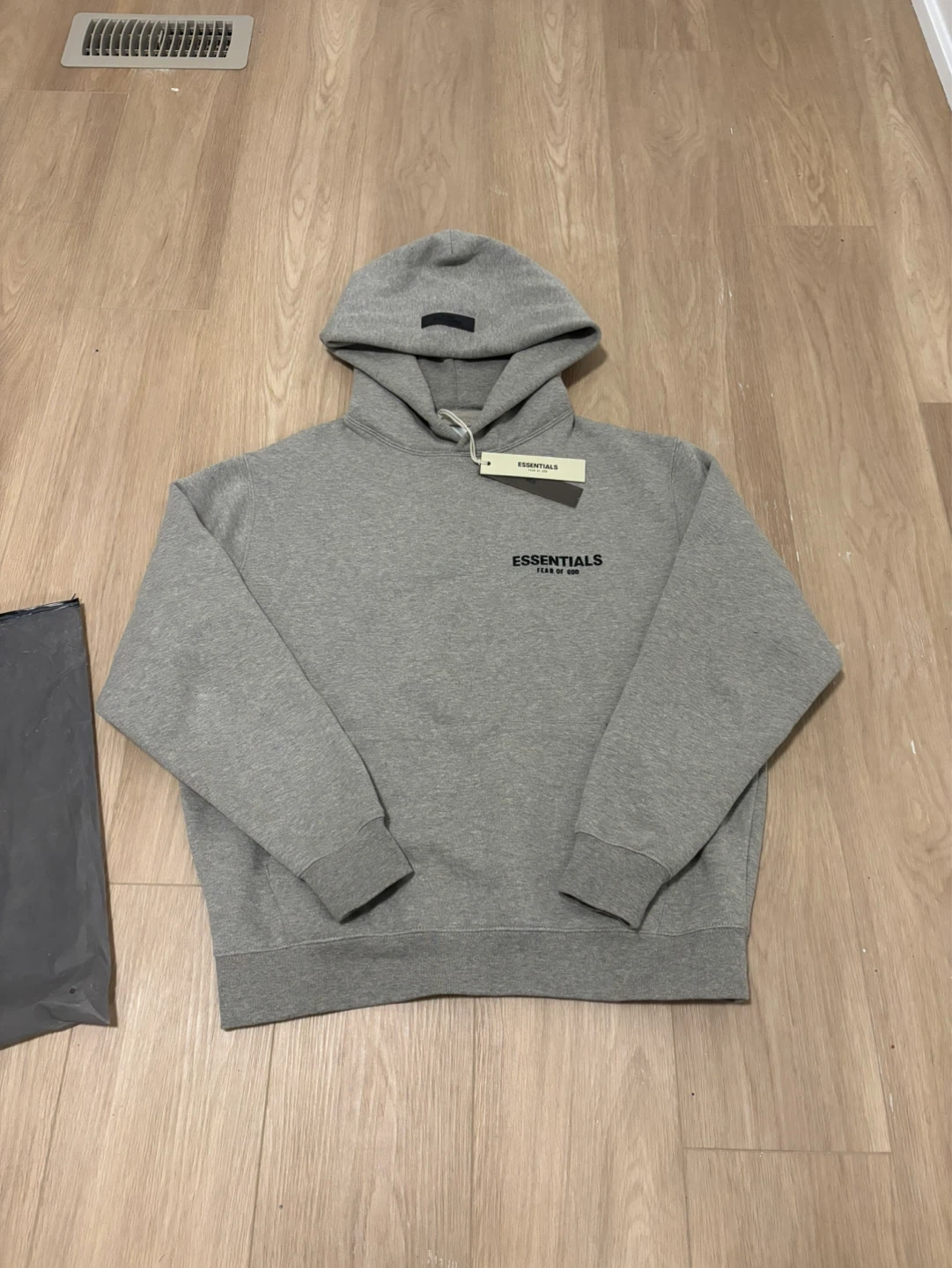 9 days used ESSENTIALS  Grey Hoodie with tag and dust bag - photo 2