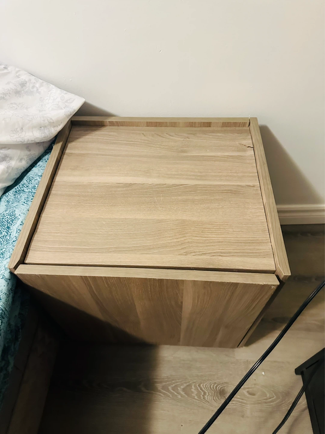 Wooden Nightstand / Bedside Table - photo 2