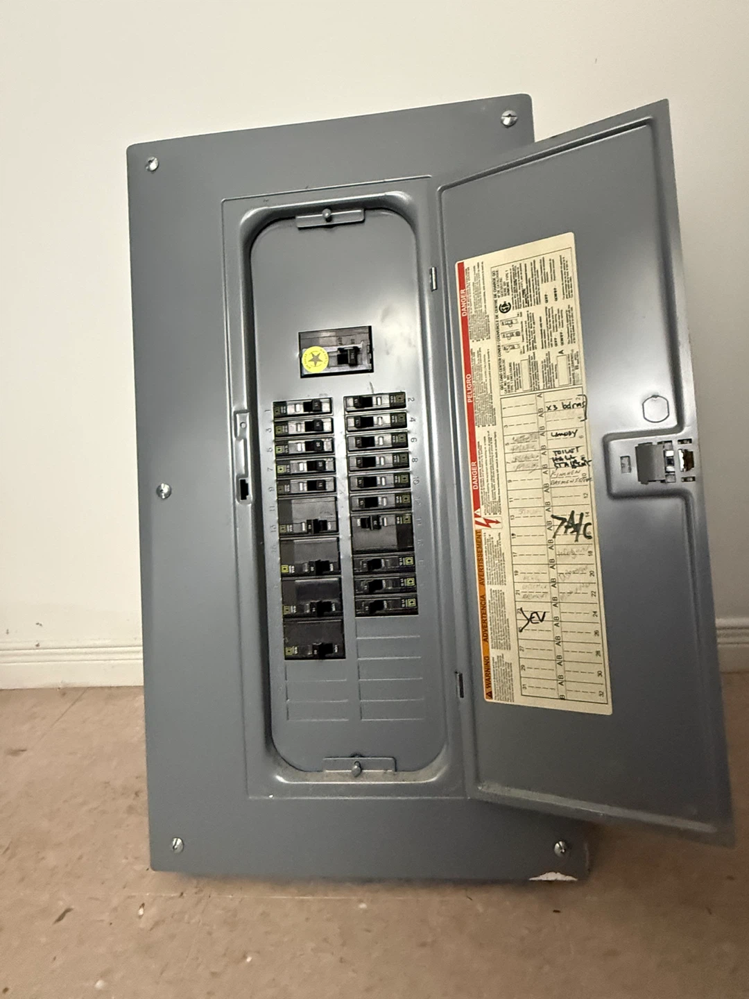 Square D Electrical Panel Box