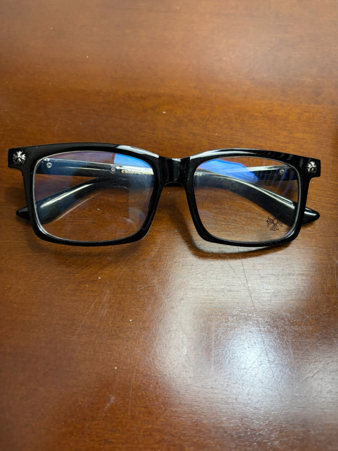 Chrome Hearts Black Glasses