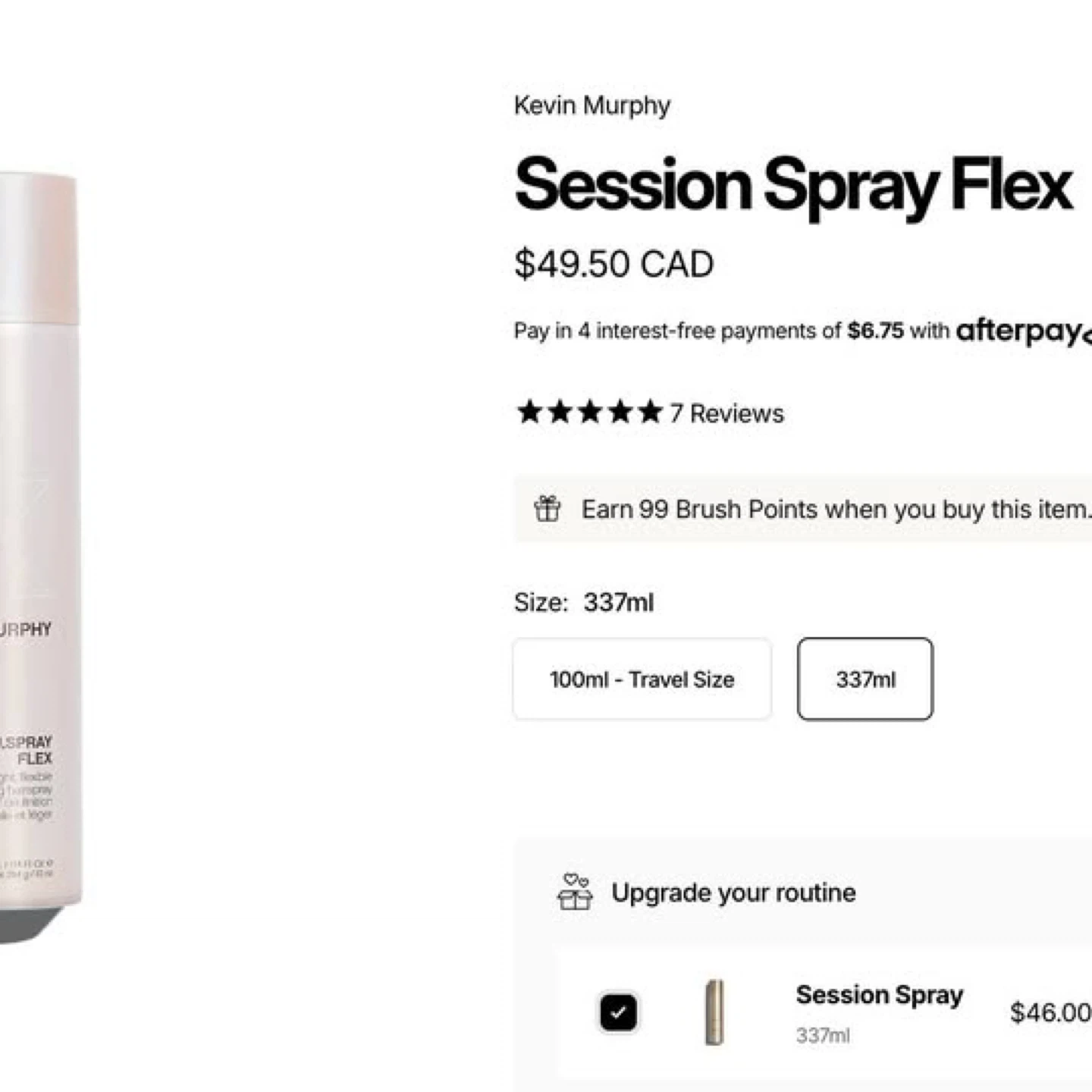 Kevin.Murphy Session Spray Flex Hairspray 337ml - photo 3