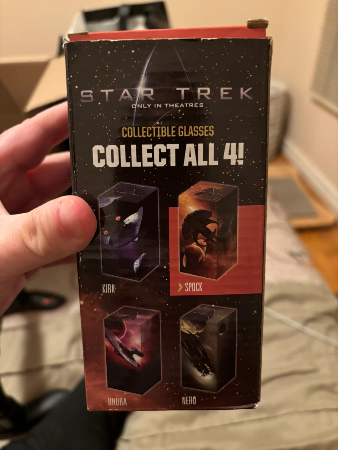 Star Trek Spock Collectible Glass
