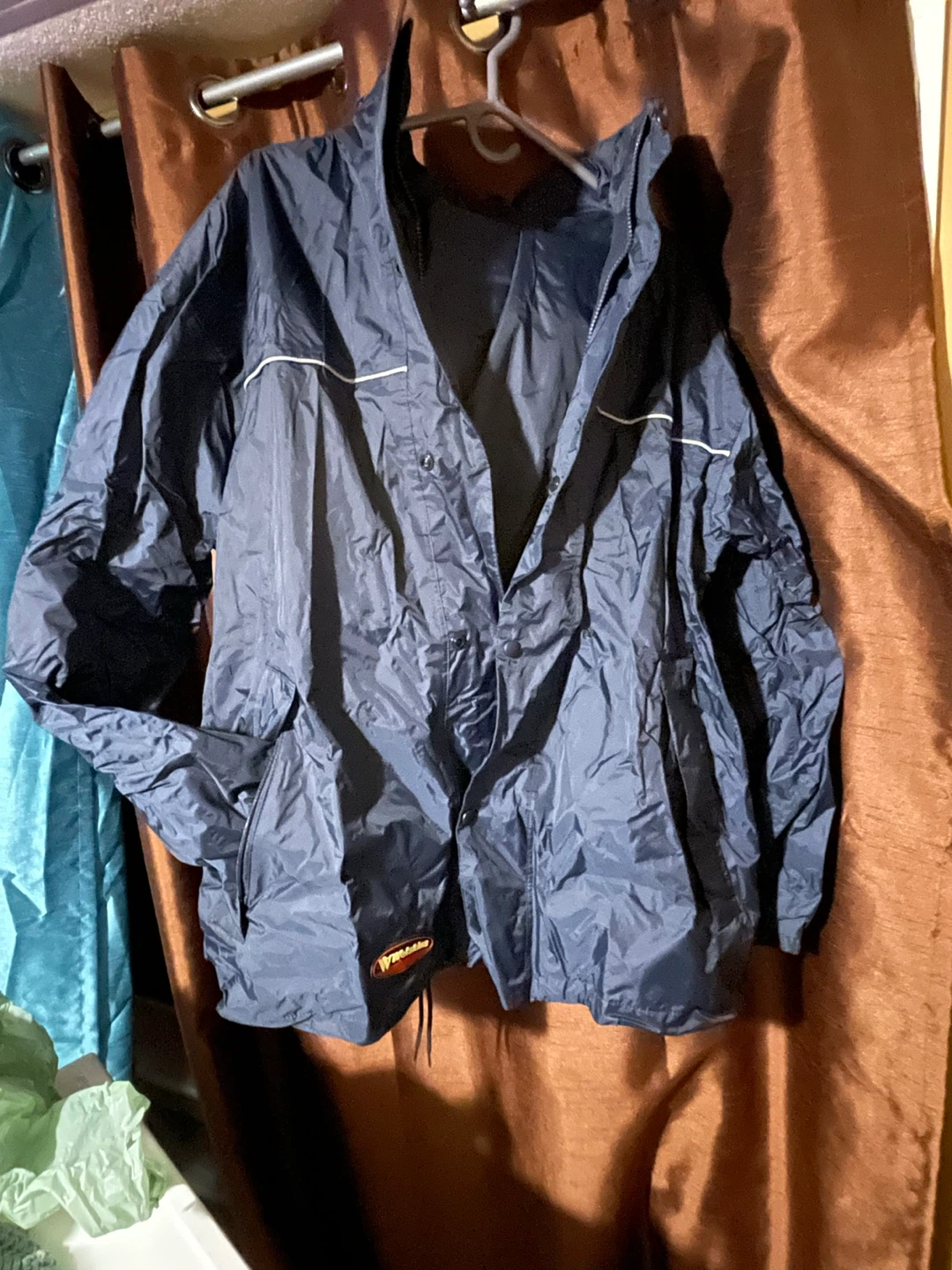 Wetskins Navy XL/TG Rain Suit Jacket & Pants Set