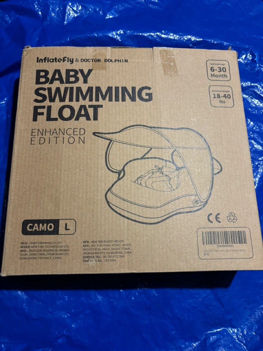 InflateFly Baby Swimming Float