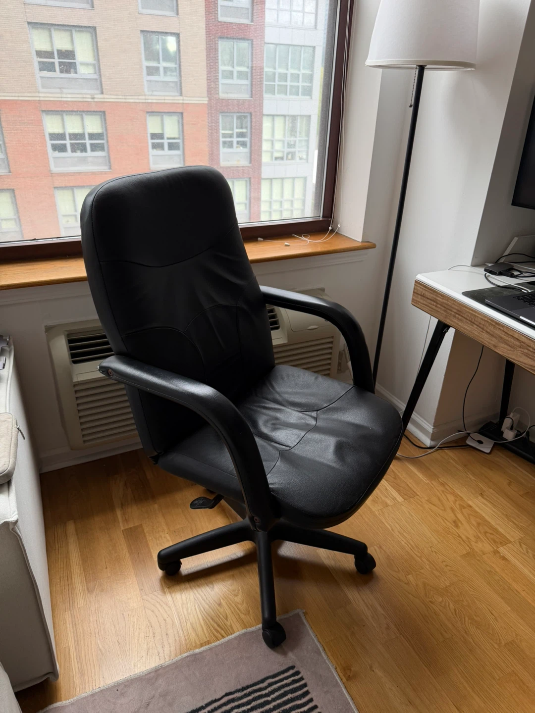 Black Leather Office Chair