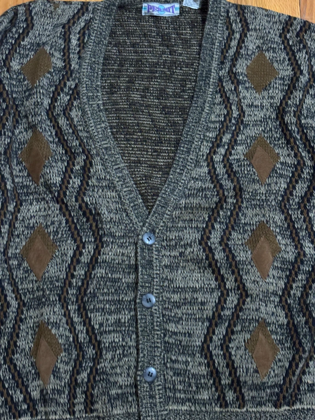 Permit Men's Size L Cardigan Sweater - photo 2