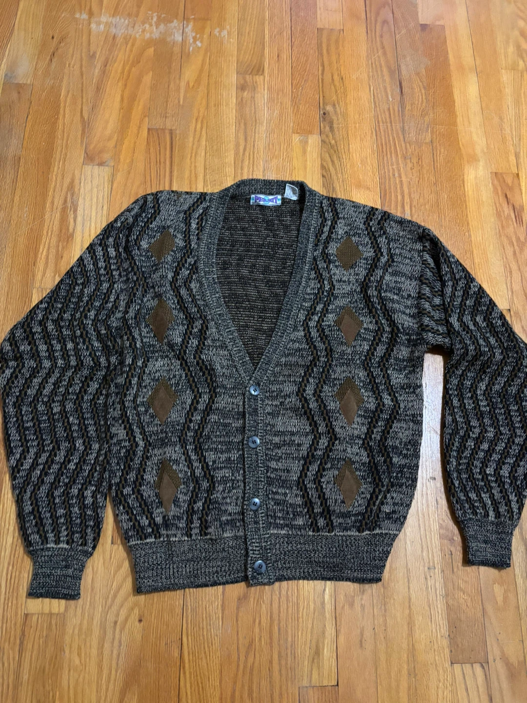 Permit Men's Size L Cardigan Sweater