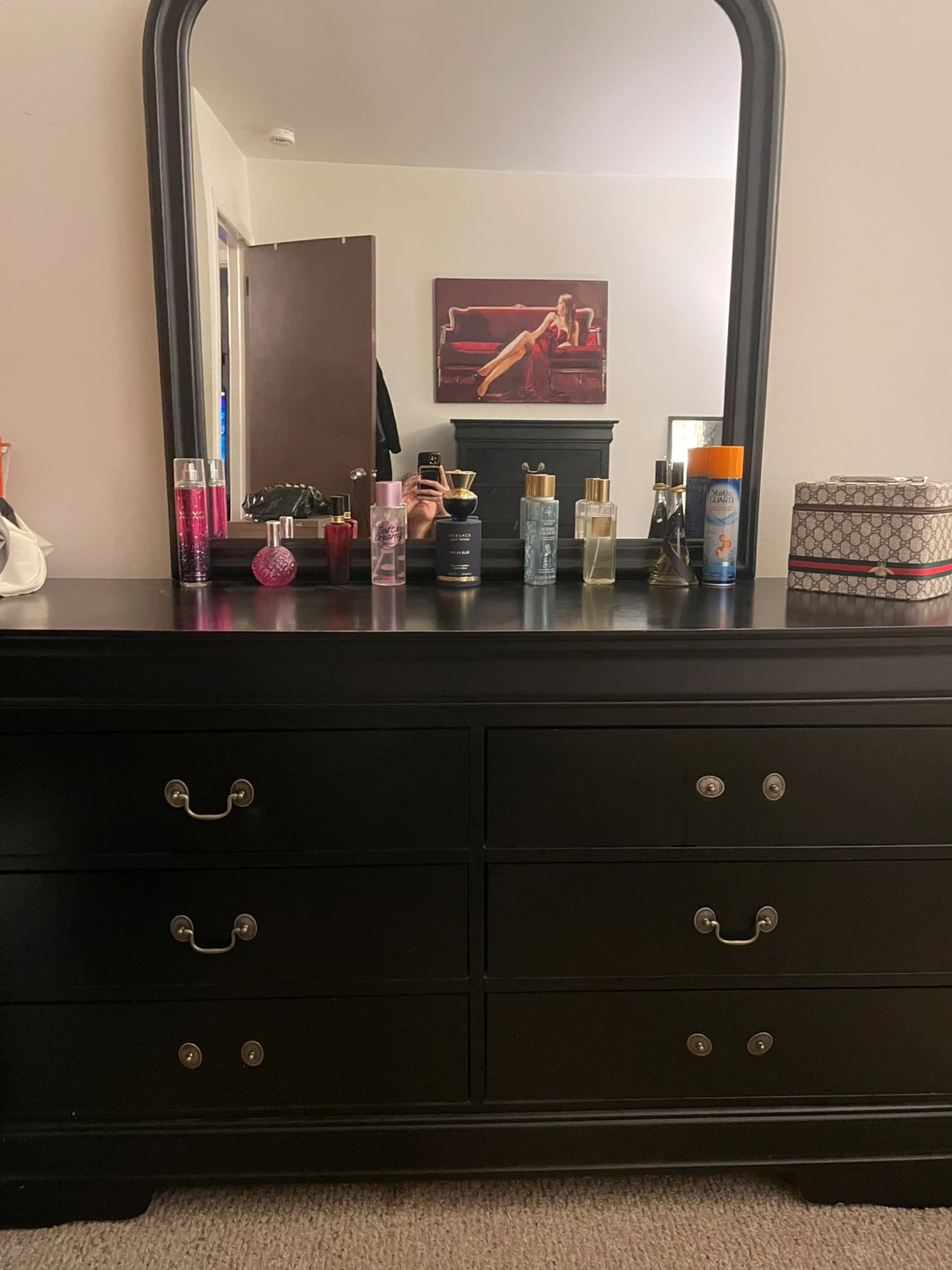 Black Dresser and Nightstand Set - photo 5