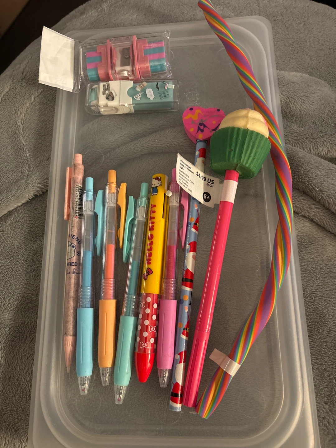 Assorted Pens, Pencils & Coloring Book Lot