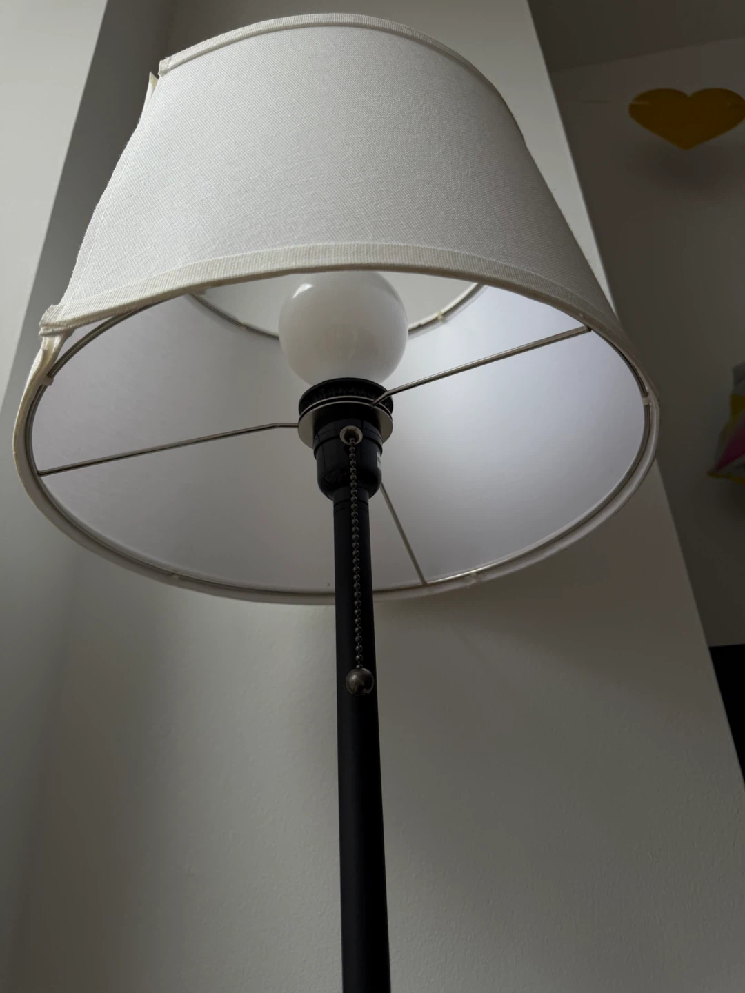 Floor Lamp with White Drum Shade - photo 3