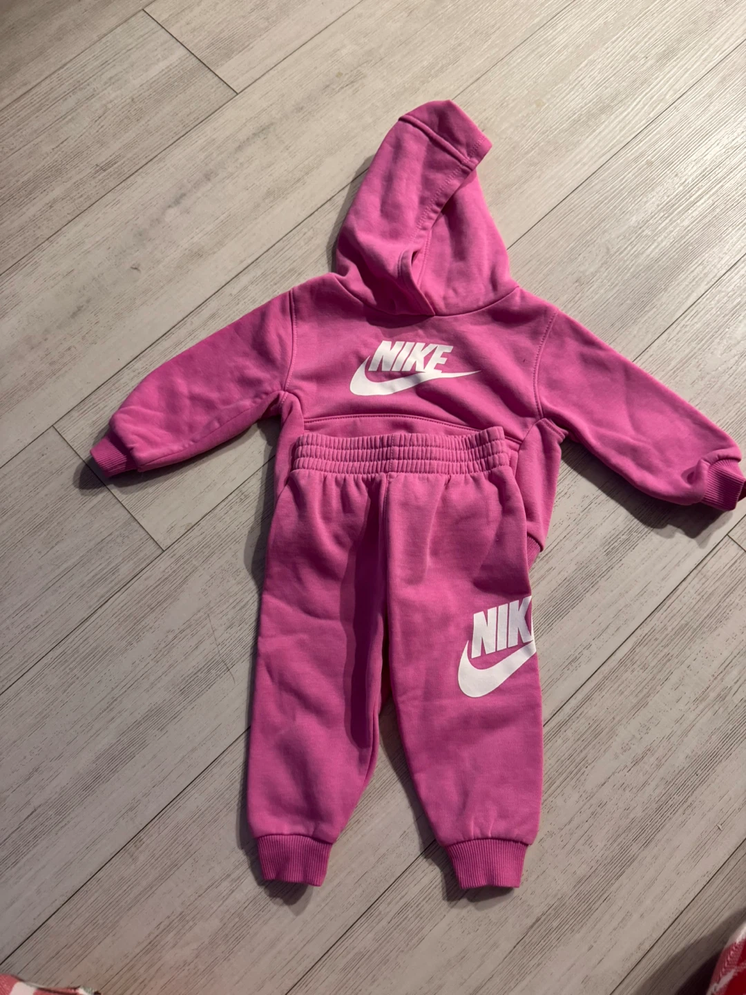 Nike Toddler Girls Pink Hoodie and Pants Set