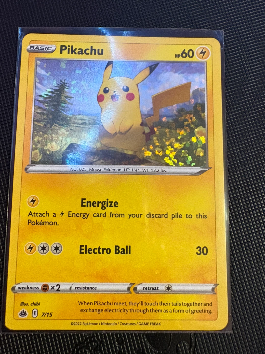 Pokémon Pikachu Card FS/FT (damaged) - photo 3