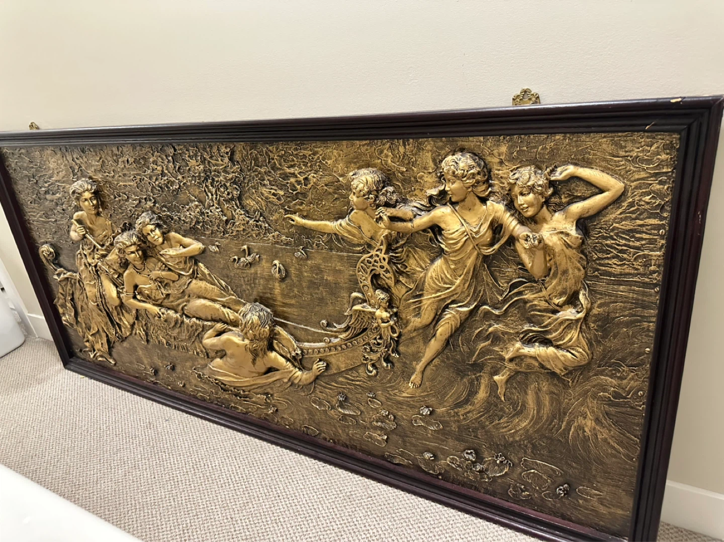 Huge 3D Gold Relief Wall Art - photo 4