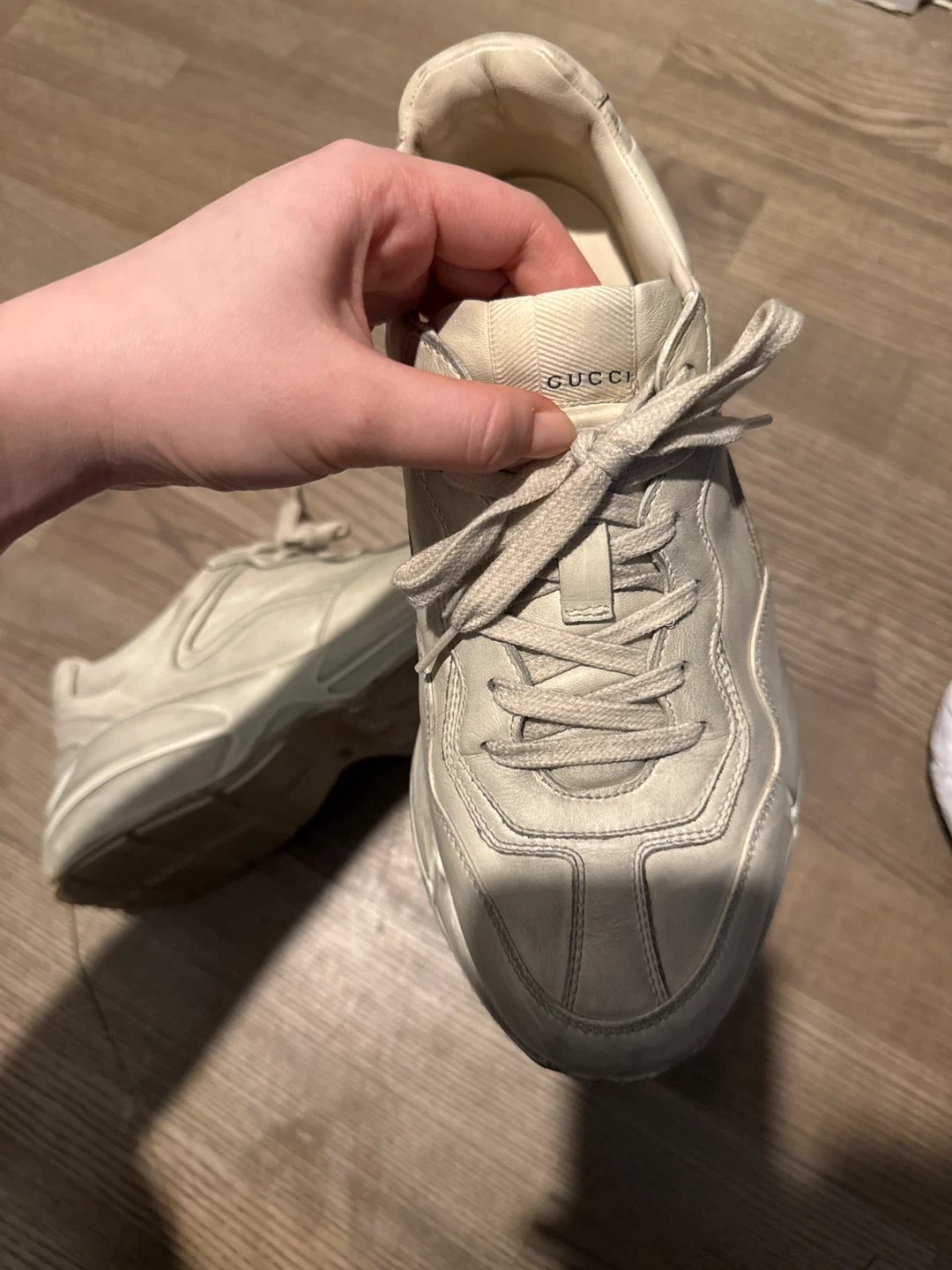 Gucci Men Ace Leather Sneakers - photo 3
