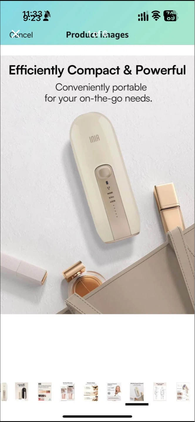 INIA FOND Hair Root Elimination Device