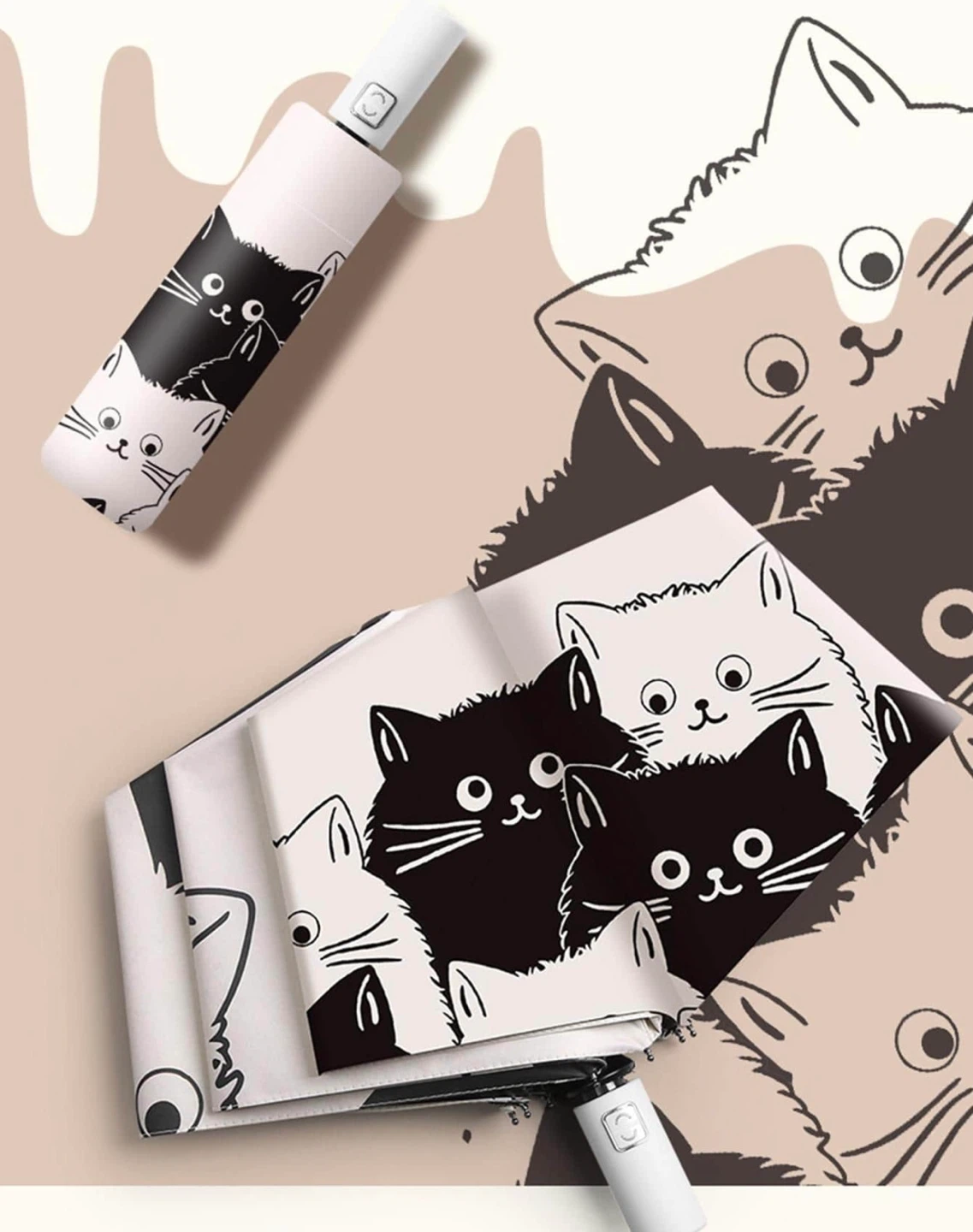 Brand new Cat Folding Umbrella