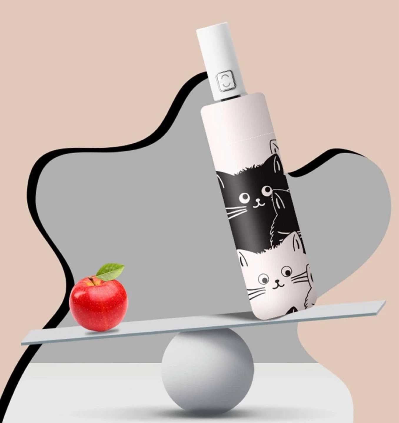 Brand new Cat Folding Umbrella - photo 4