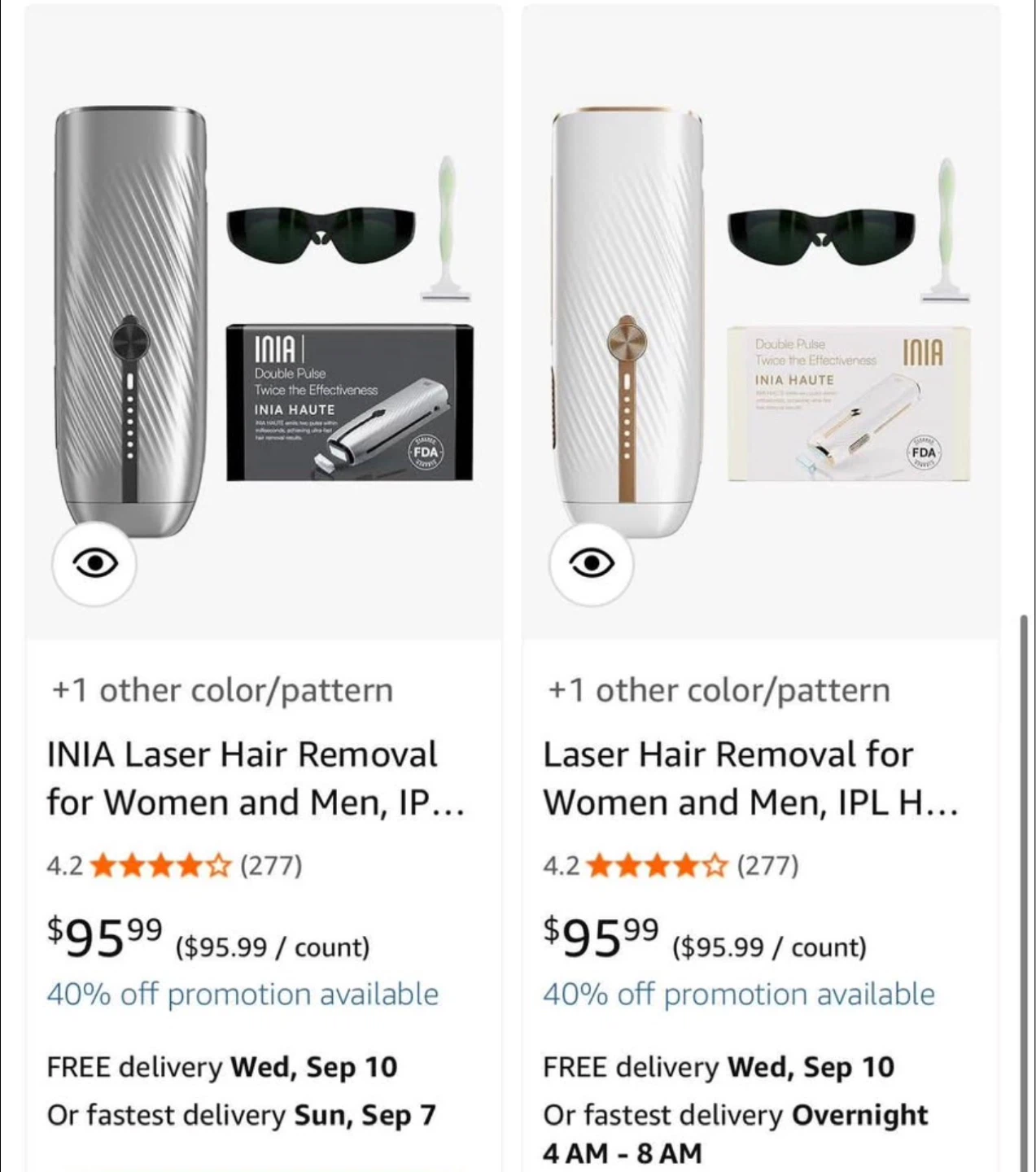 INIA Laser Hair Removal Device - photo 2