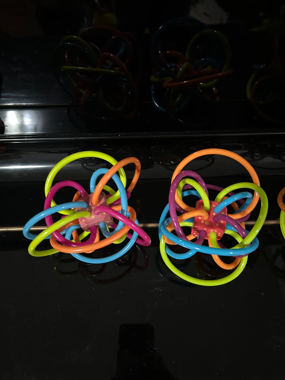 Set of 2 Colorful Manitou Ball Toys - photo 2