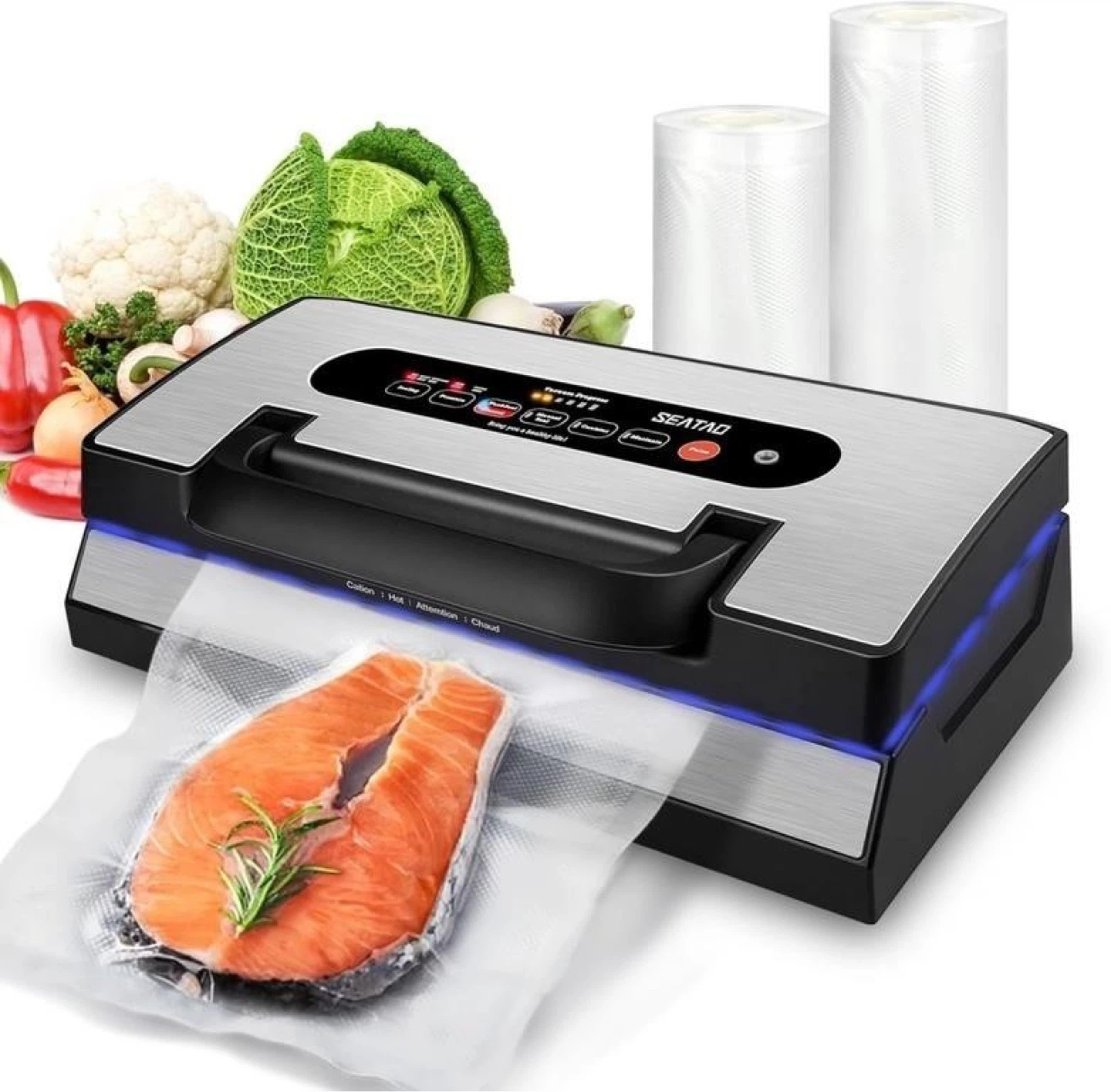 SEATAP Vacuum Sealer Machine with Built-in Cutter