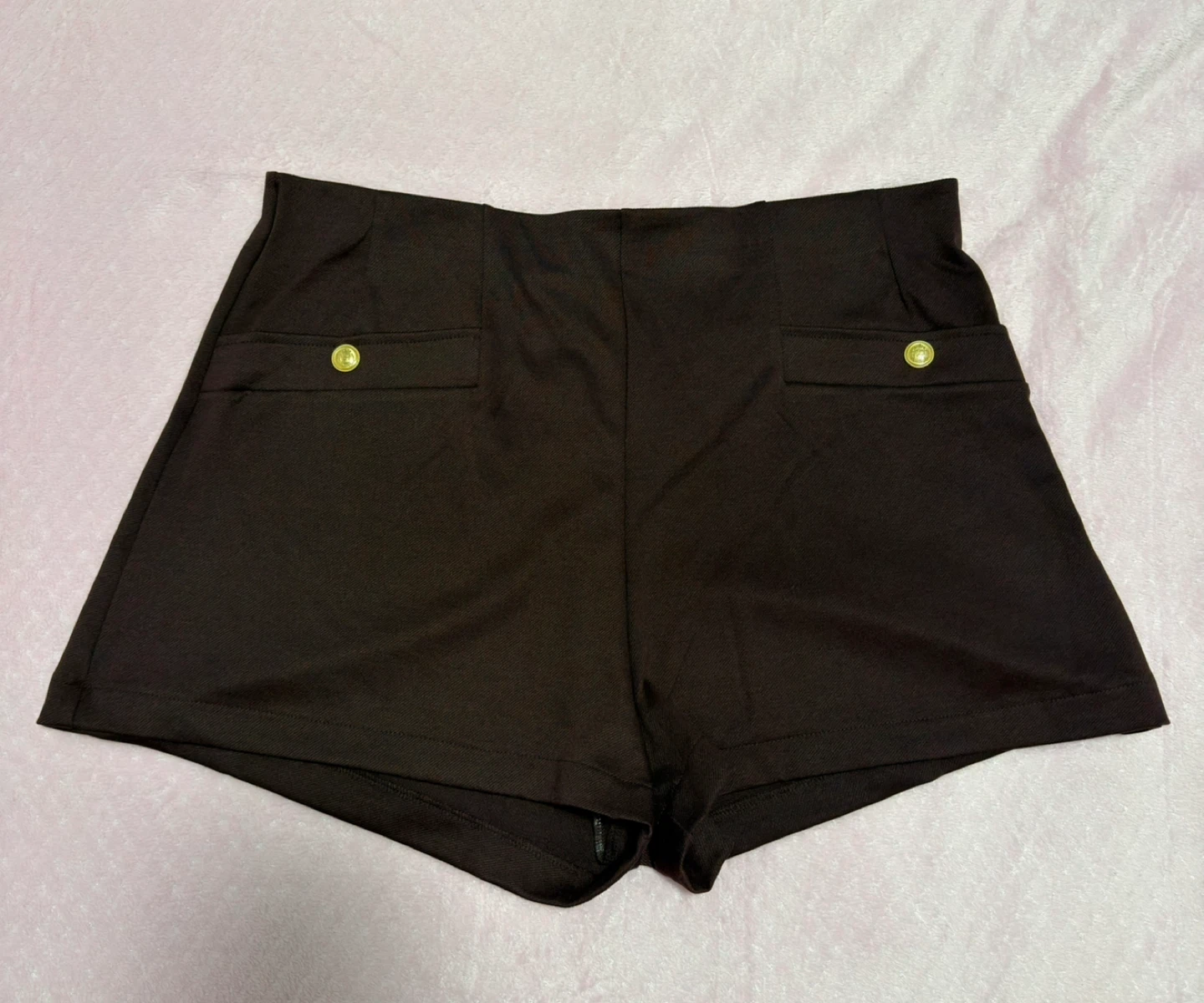 H&M Women's Brown High-Waisted Shorts - XL