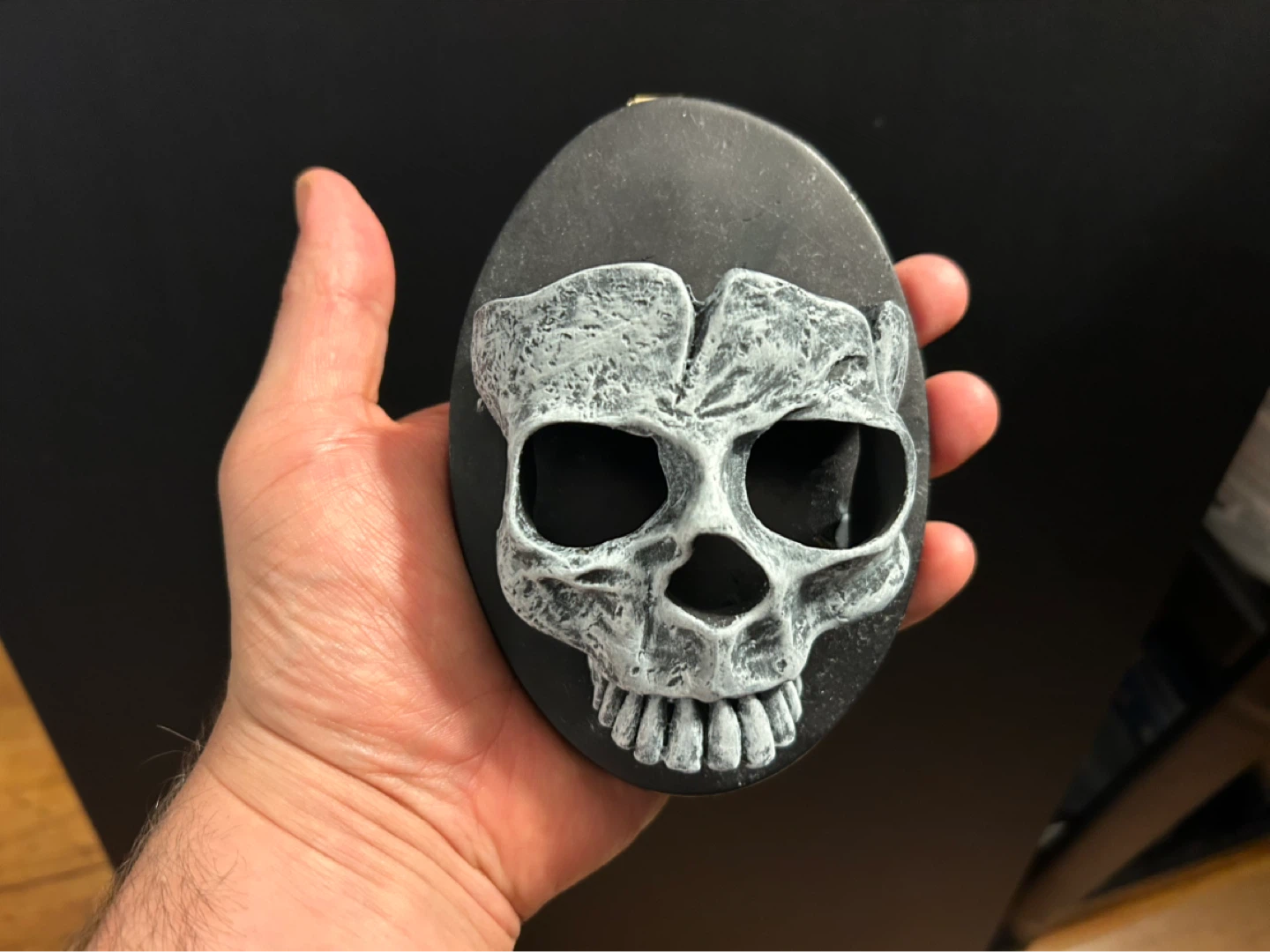 Skull wall sculpture