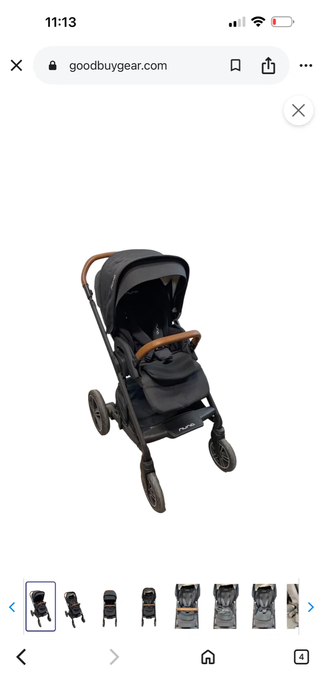 Nuna stroller model ST13419CVR (MIXX Next – Caviar)