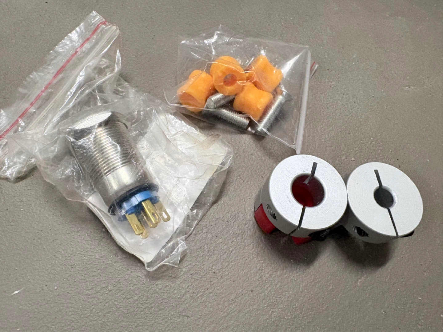 Metal Button and Coupler Set