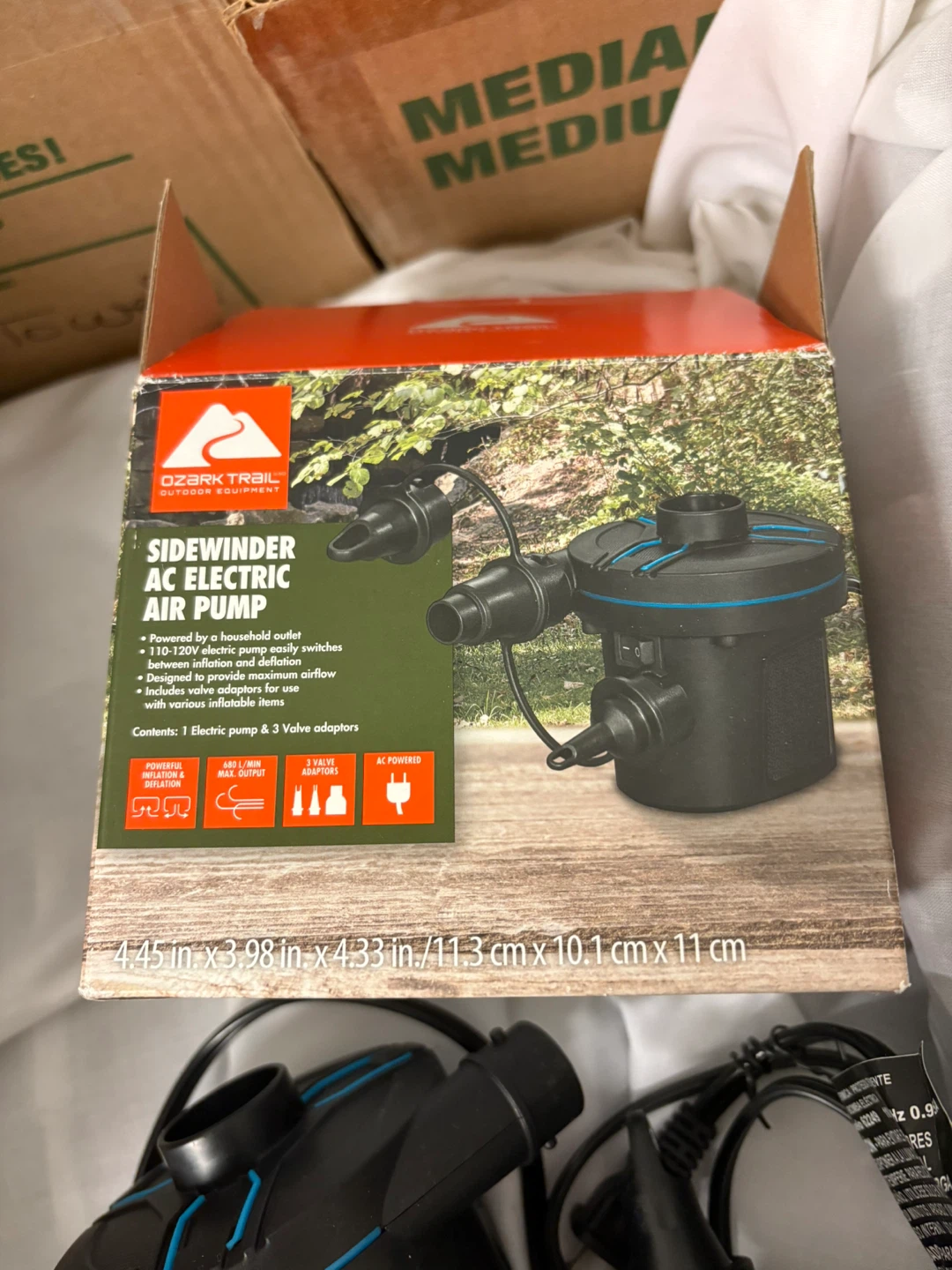 Ozark Trail Sidewinder AC Electric Air Pump - photo 3