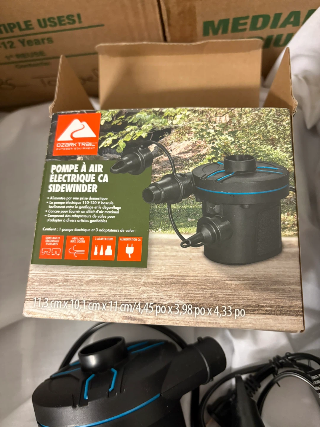 Ozark Trail Sidewinder AC Electric Air Pump - photo 2