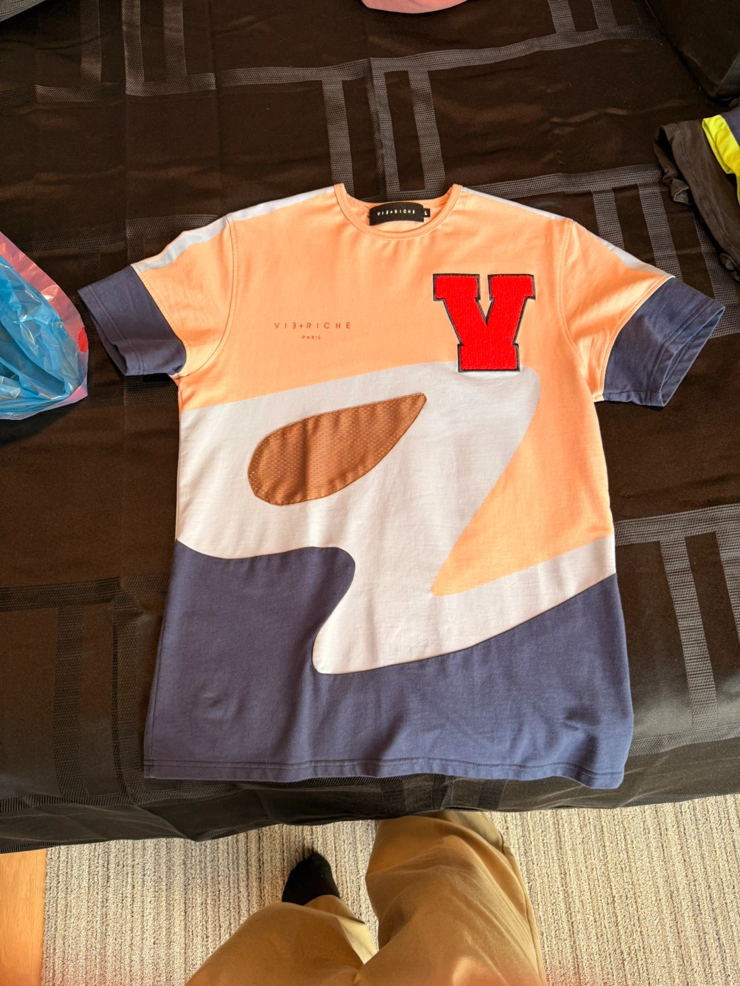 VIZ RICH x SELF MADE Colorblock T-Shirt - photo 3