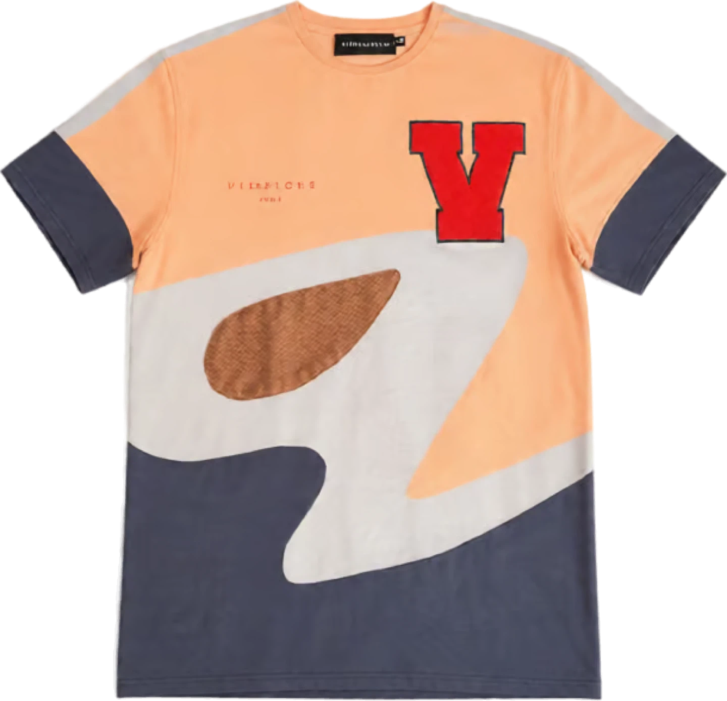 VIZ RICH x SELF MADE Colorblock T-Shirt