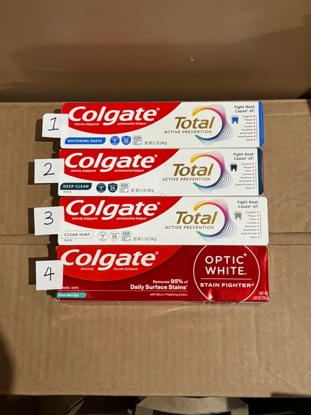 Colgate Toothpaste Total & Optic White