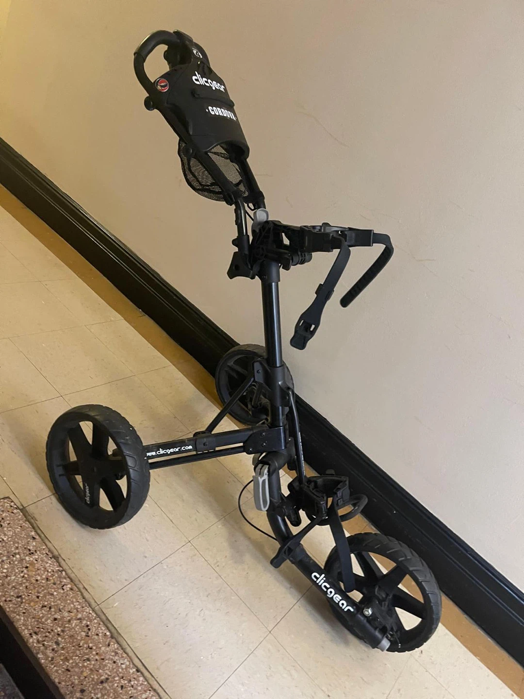 Clicgear 3-Wheel Golf Push Cart